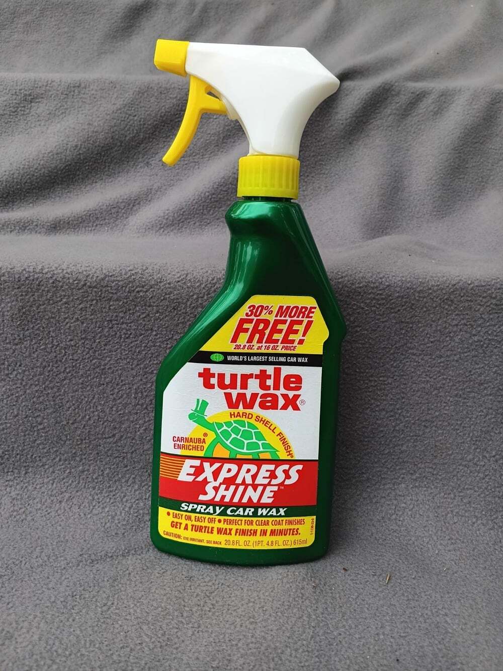 Unused 1999 Turtle Wax Express Shine Spray Wax Carnauba Blend 16 oz Bottle NOS